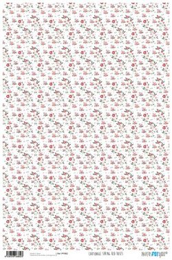 PFY-802 - PAPEL CARTONAJE RED ROSES - pack 12 ud.