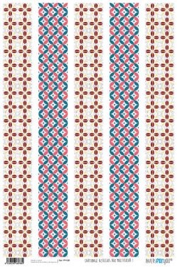 PFY-938 - PAPEL CARTONAJE AZULEJOS - pack 12 ud.