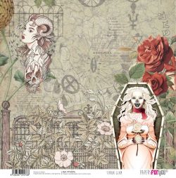 PFY-2576 - PAPEL SCRAP TERROR GLAM - pack 12 ud.