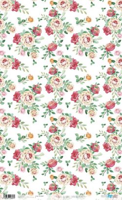 PFY-2607 - PAPEL DE ARROZ CARNIVAL FLOWERS - pack 6 ud.