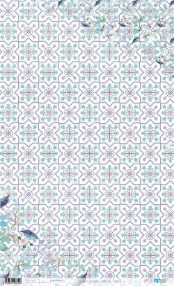 PFY-2610 - PAPEL DE ARROZ CARNIVAL FLOWERS - pack 6 ud.