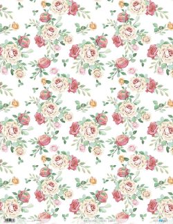 PFY-2682 - PAPEL DE ARROZ CARNIVAL FLOWERS - pack 6 ud.