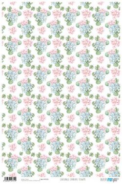PFY-2751 - PAPEL CARTONAJE CARNIVAL FLOWERS - pack 12 ud.