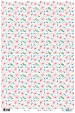 PFY-2754 - PAPEL CARTONAJE CARNIVAL FLOWERS - pack 12 ud.