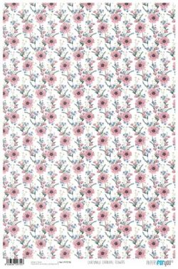 PFY-2755 - PAPEL CARTONAJE CARNIVAL FLOWERS - pack 12 ud.