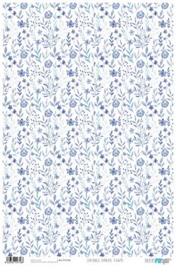 PFY-2758 - PAPEL CARTONAJE CARNIVAL FLOWERS - pack 12 ud.