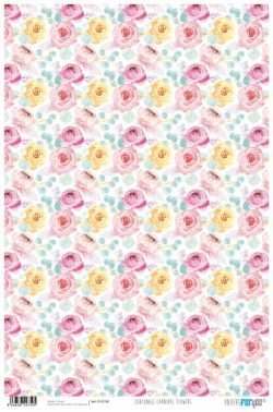 PFY-2759 - PAPEL CARTONAJE CARNIVAL FLOWERS - pack 12 ud.