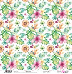 PFY-2785 - PAPEL SCRAP HAPPY SUMMER - pack 12 ud.