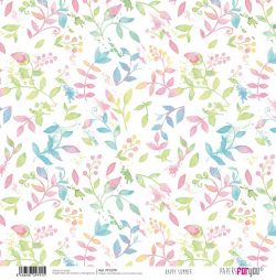 PFY-2791 - PAPEL SCRAP HAPPY SUMMER - pack 12 ud.