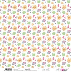 PFY-2792 - PAPEL SCRAP HAPPY SUMMER - pack 12 ud.