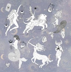 PFY-2860 - PAPEL SCRAP ASTROLOGY VIBES - pack 12 ud.