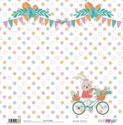 PFY-2838 - PAPEL SCRAP RACOON FANTASY - pack 12 ud.