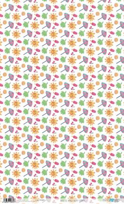 PFY-2870 - PAPEL DE ARROZ HAPPY SUMMER - pack 6 ud.
