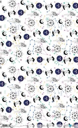 PFY-2883 - PAPEL DE ARROZ ASTROLOGY VIBES - pack 6 ud.