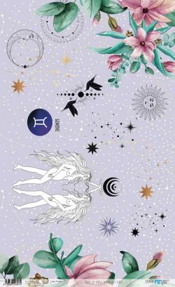 PFY-2897 - Papel de Arroz 54x33 cm 25-30 gr. (Astrology Vibes) - pack 6 ud.