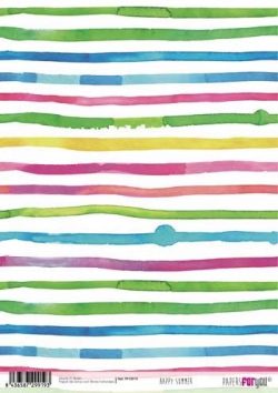PFY-2919 - Papel Arroz 30x21cm  25-30 gr HAPPY SUMMER - pack 6 ud.