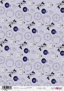 PFY-2935 - Papel Arroz 30x21cm  25-30 gr ASTROLOGY VIBES - pack 6 ud.