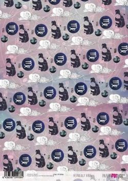 PFY-2938 - Papel Arroz 30x21cm  25-30 gr ASTROLOGY VIBES - pack 6 ud.