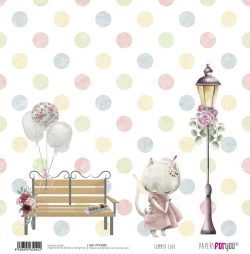 PFY-3057 - PAPEL SCRAP THE SUMMER LOVE- pack 12 ud.