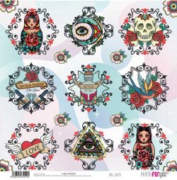 PFY-3019 - PAPEL SCRAP INK LOVER - pack 12 ud.