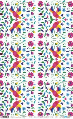 PFY-3030 - PAPEL ARROZ 54X33 COLORES DEL MUNDO PAJAROS Y FLORES - pack 6 ud.