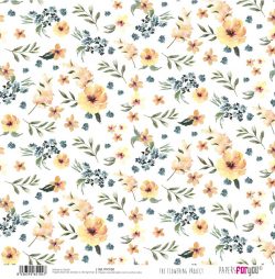 PFY-3104 - PAPEL SCRAP THE FLOWERING PROJECT- pack 12 ud.