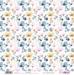 PFY-3107 - PAPEL SCRAP THE FLOWERING PROJECT- pack 12 ud.