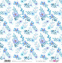 PFY-3108 - PAPEL SCRAP THE FLOWERING PROJECT- pack 12 ud.