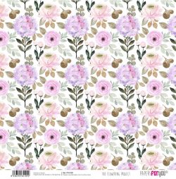 PFY-3109 - PAPEL SCRAP THE FLOWERING PROJECT- pack 12 ud.