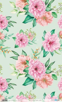 PFY-3191 - PAPEL ARROZ 54X33 PEONIAS CHARM-pack 6 ud.