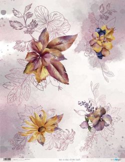 PFY-3212 - PAPEL ARROZ 54X70 AUTUMN FLOWERS-pack 6 ud.