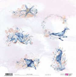 PFY-3384 - PAPEL SCRAP SEA BREEZE - pack 12 unid.