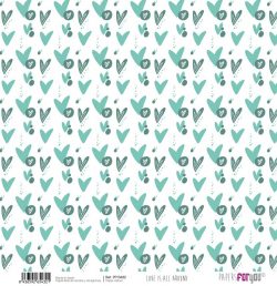 PFY-3432 - PAPEL SCRAP VELLUM LOVE IS ALL AROUND 160g - pack 12 ud.