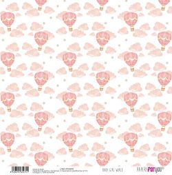 PFY-3474 - PAPEL TELA SCRAP BABY GIRL WORLD 125g - pack 12 ud.