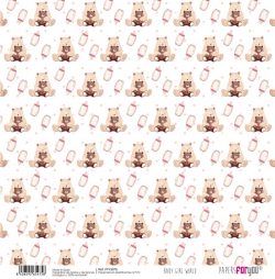 PFY-3475 - PAPEL TELA SCRAP BABY GIRL WORLD 125g - pack 12 ud.