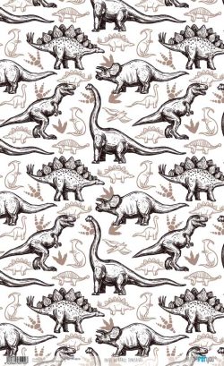 PFY-4019 - PAPEL ARROZ 54x33 DINISAURS - pack 6 ud.