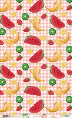 PFY-4037 - PAPEL ARROZ 54x33 FRUITS - pack 6 ud.