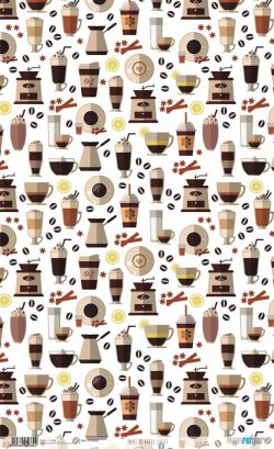 PFY-4038 - PAPEL ARROZ 54x33 COFFEE - pack 6 ud.