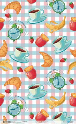 PFY-4039 - PAPEL ARROZ 54x33 BREAKFAST - pack 6 ud.