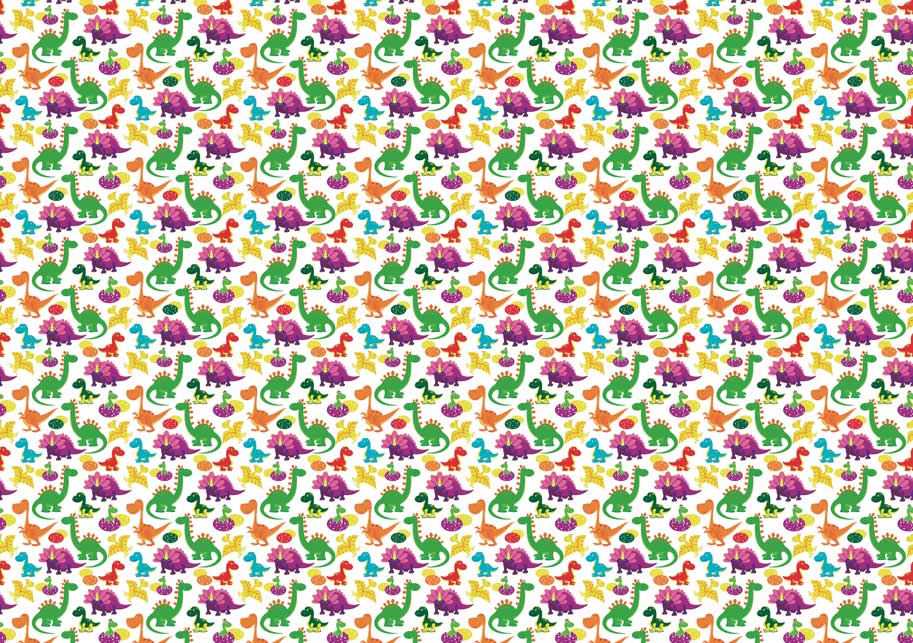 PFY-4047 - Tela Encuadernar Decorada 70x50cm (Dinosaurios) - pack 6 ud.