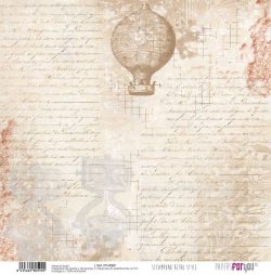 PFY-4059 - PAPEL TELA SCRAP STEAMPUNK RETRO STYLE 125g - pack 12 ud.