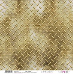 PFY-4066 - PAPEL TELA SCRAP STEAMPUNK RETRO STYLE 125g - pack 12 ud.