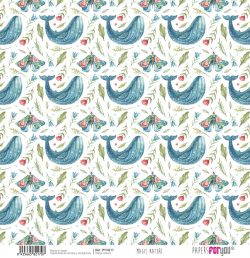 PFY-4217 - PAPEL SCRAP VELLUM MAGIC NATURE - pack 12 ud.