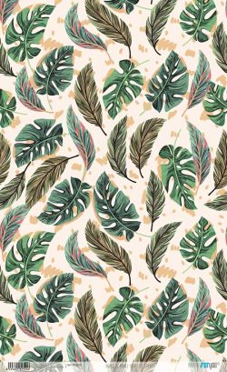 PFY-4232 - PAPEL ARROZ 54x33 TROPICAL - pack 6 ud.
