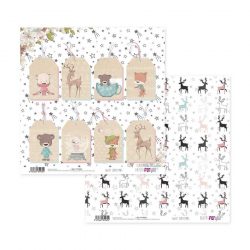 PFY-4296 - PAPEL SCRAP SWEET CHRISTMAS- pack 12 ud.