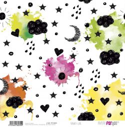 PFY-4603 - PAPEL SCRAP VELLUM SPOOKY GIRL 160g - pack 12 ud.