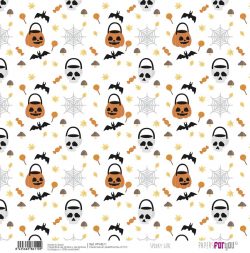 PFY-4611 - PAPEL TELA SCRAP SPOOKY GIRL 125g. - pack 12 ud.