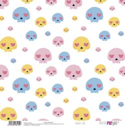 PFY-4613 - PAPEL TELA SCRAP SPOOKY GIRL 125g. - pack 12 ud.