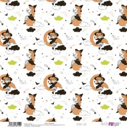 PFY-4615 - PAPEL TELA SCRAP SPOOKY GIRL 125g. - pack 12 ud.