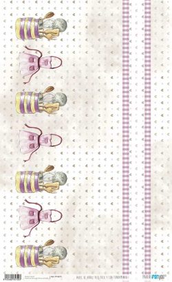 PFY-4570 - PAPEL ARROZ 54X33 RICO RICO - pack 6 ud.